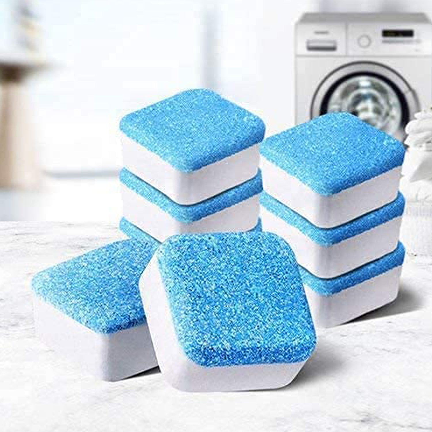 6245 Washing Machine Effervescent Tablet for all Company’s Front and Top Load Machine Tablet for Perfectly Cleaning of Tub & Drum Stain Remover Washer Cleaner DeoDap 6245 Washing Machine Effervescent Tablet for all Company’s Front and Top Load Machine Tablet for Perfectly Cleaning of Tub & Drum Stain Remover Washer Cleaner DeoDap
